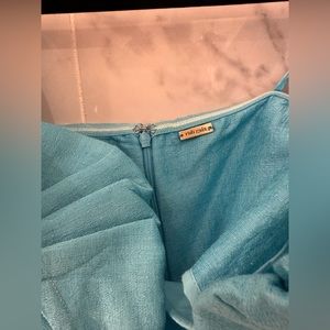 Cult Gaia blue mini dress